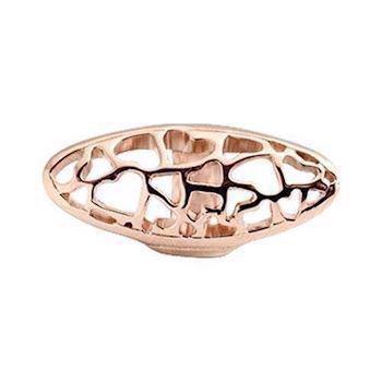 Christina Collect heart pink gold plated